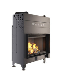 Inserto per camino a legna Nero - Energy Up 80x50 (17,0 kW) ECO