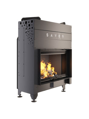 Inserto per camino a legna Nero - Energy Up 80x50 (17,0 kW) ECO