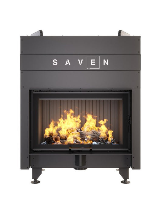 Inserto per camino a legna Nero - Energy Up 80x50 (17,0 kW) ECO