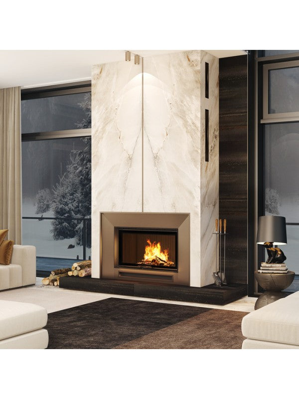 Inserto per camino a legna Nero - Energy Up 80x50 (17,0 kW) ECO