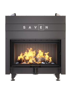 Inserto per camino a legna Nero - Energy Up 90x50 (19,0 kW) ECO
