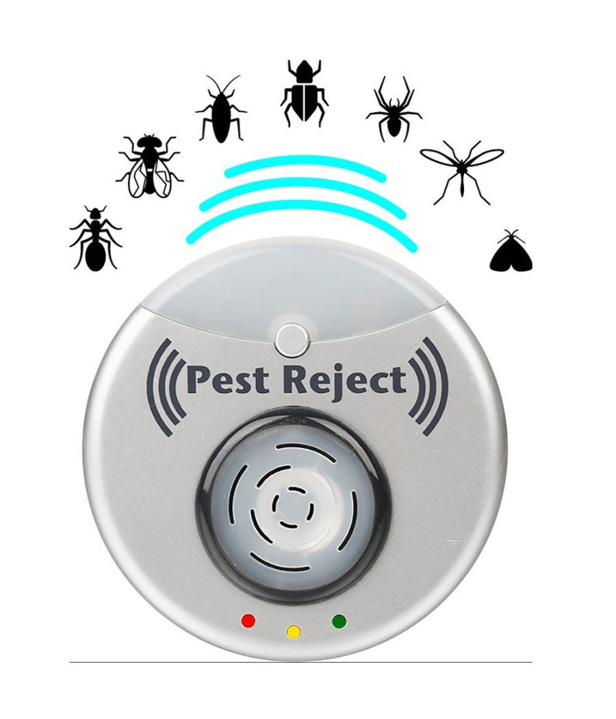 Insetticida Repellente Elettrico Ad Ultrasuoni Scaccia Insetti Roditori Blatte         