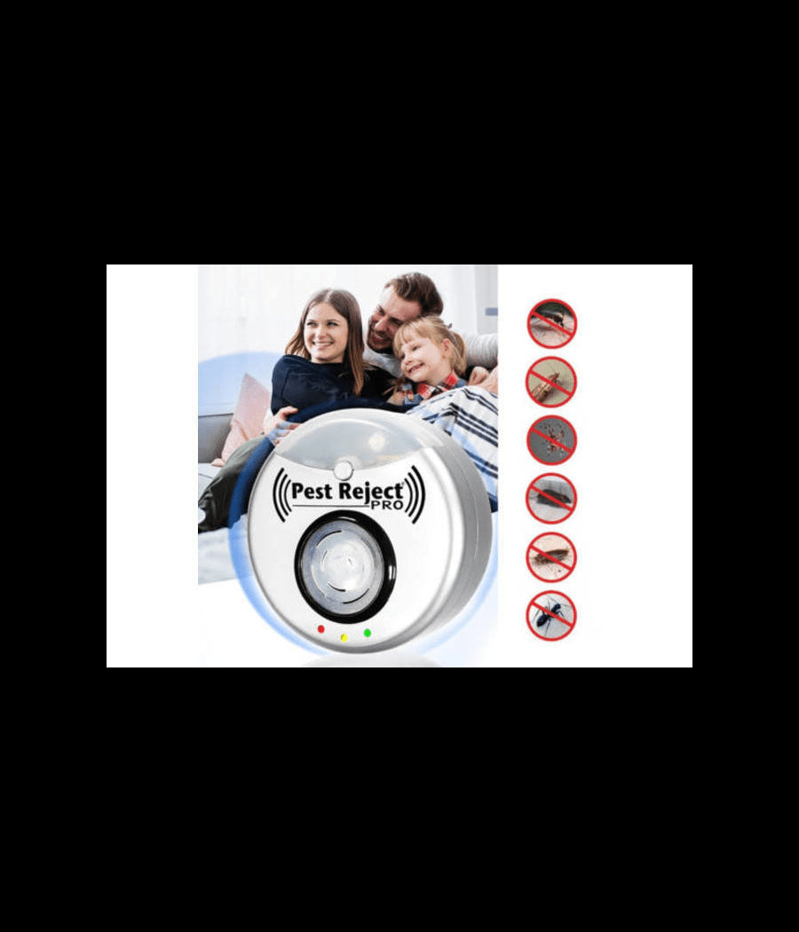 Insetticida Repellente Elettrico Ad Ultrasuoni Scaccia Insetti Roditori Blatte         