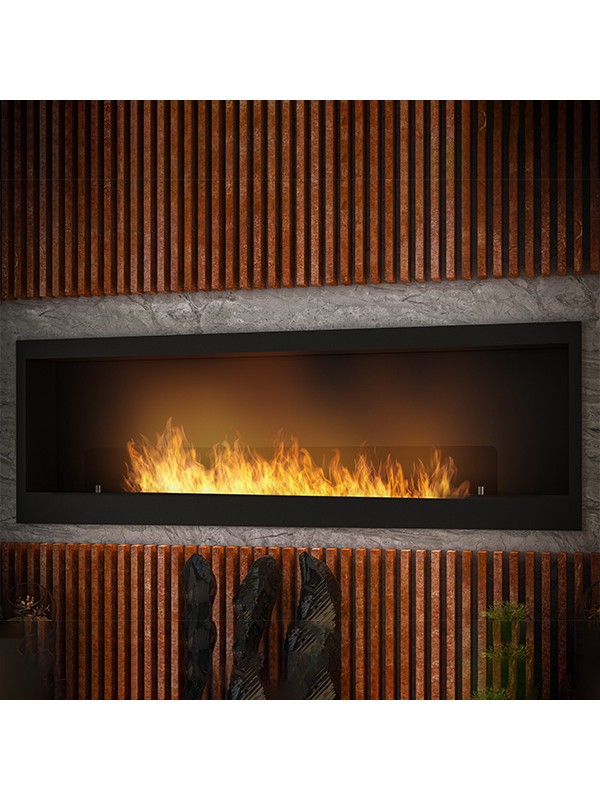 Caminetto a Bioetanolo INSIDE 1500 Infire da incasso con Vetro