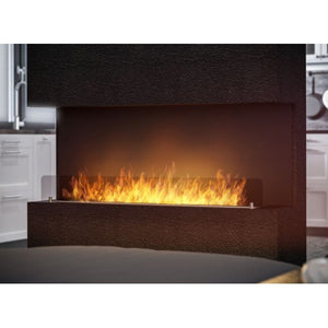 INSIDE C VERS1 - Biocamino Trifacciale cm 120 Camino A Bioetanolo Da Incasso - Bruciatore Lineare 100cm / Capienza 3L