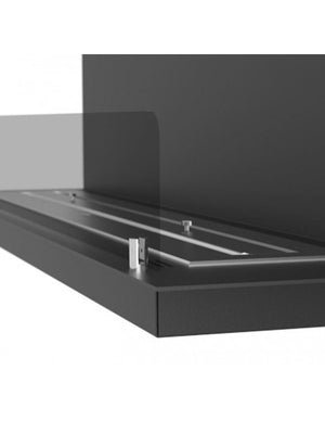 INSIDE C VERS1 - Biocamino Trifacciale cm 120 Camino A Bioetanolo Da Incasso - Bruciatore Lineare 100cm / Capienza 3L