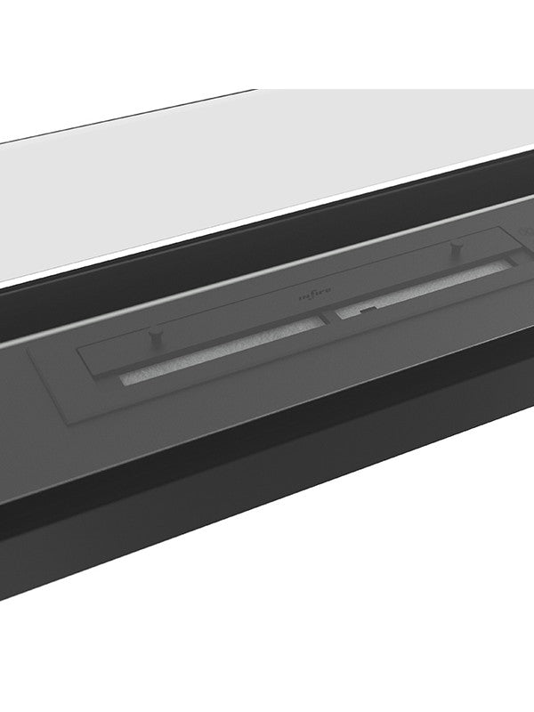 Caminetto a Bioetanolo Da Incasso di Design U1000.1 con Vetro Aperto su 3 Lati Bruciatore da 0,7 Litri