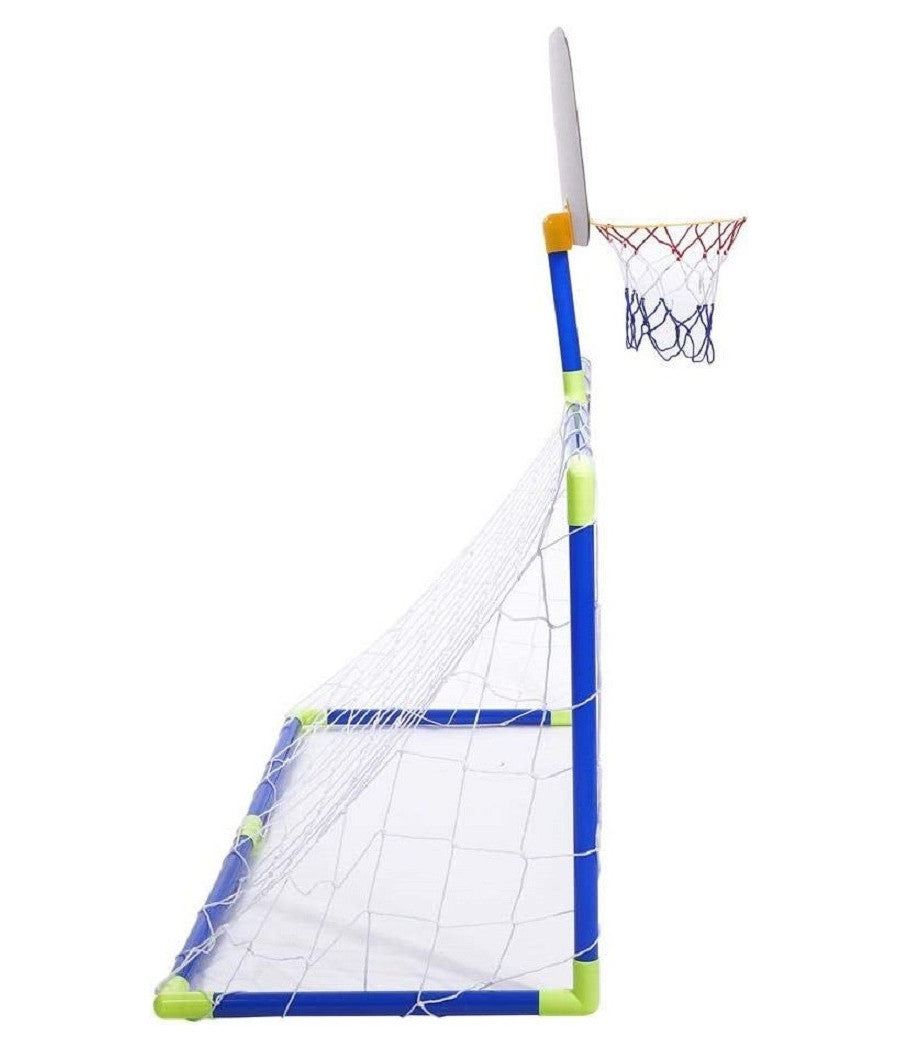 Insieme Sport Di Pallacanestro Calcio Pieghevole Portatile Bambini Pompa Regalo         