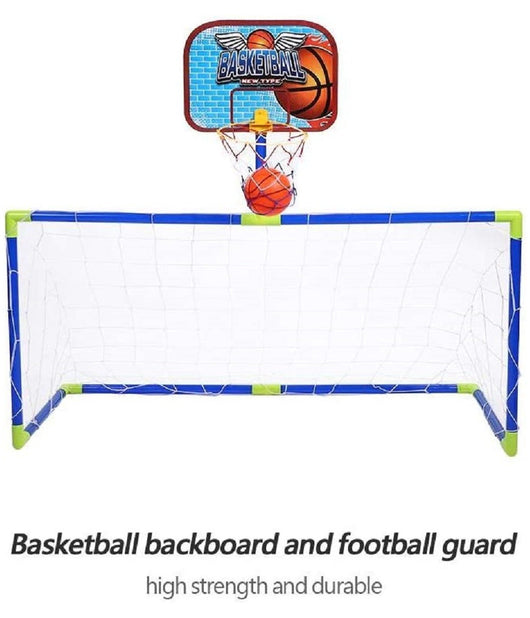 Insieme Sport Di Pallacanestro Calcio Pieghevole Portatile Bambini Pompa Regalo         