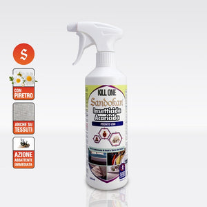 Insetticida Acaricida anche per Tarme dei vestiti in armadio Formato 500 ml- 2 Pezzi