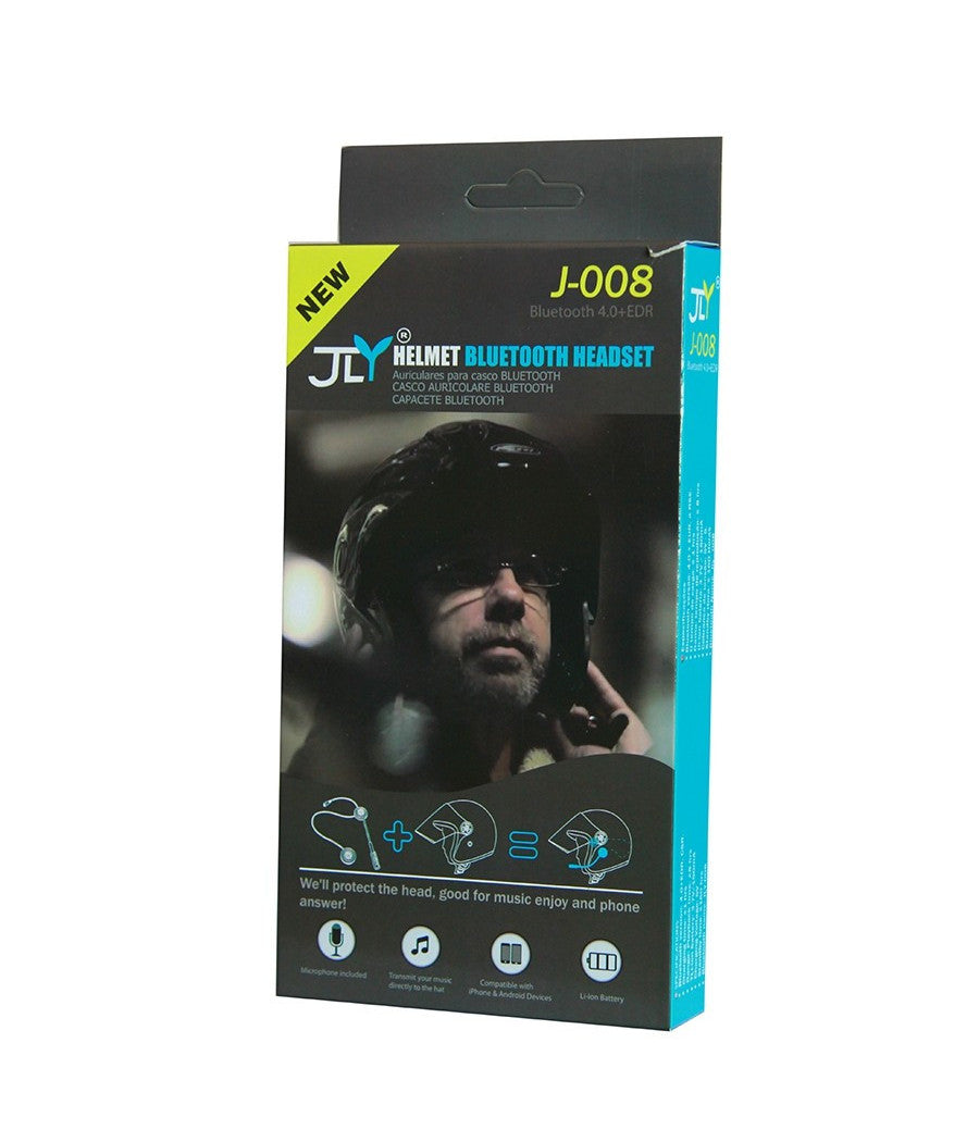 Interfono Bluetooth Impermeabile Per Casco Moto Mp3 Bt Microfono Auricolari         