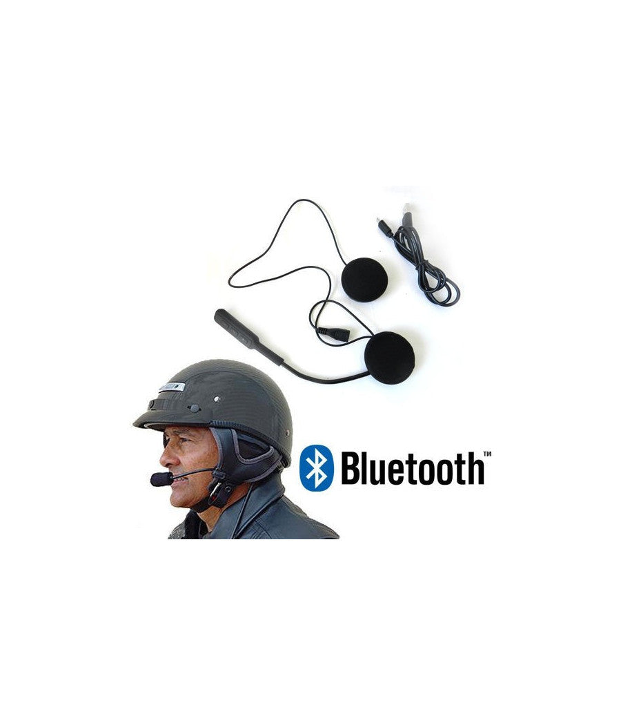 Interfono Bluetooth Impermeabile Per Casco Moto Mp3 Bt Microfono Auricolari         