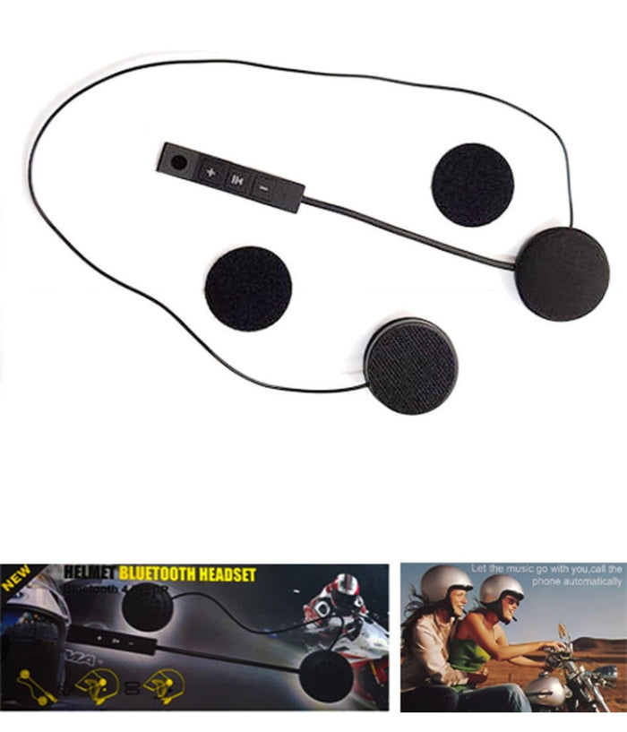 Interfono Headset Microfono Auricolare Bluetooth Casco Moto Mp3 Bp08         