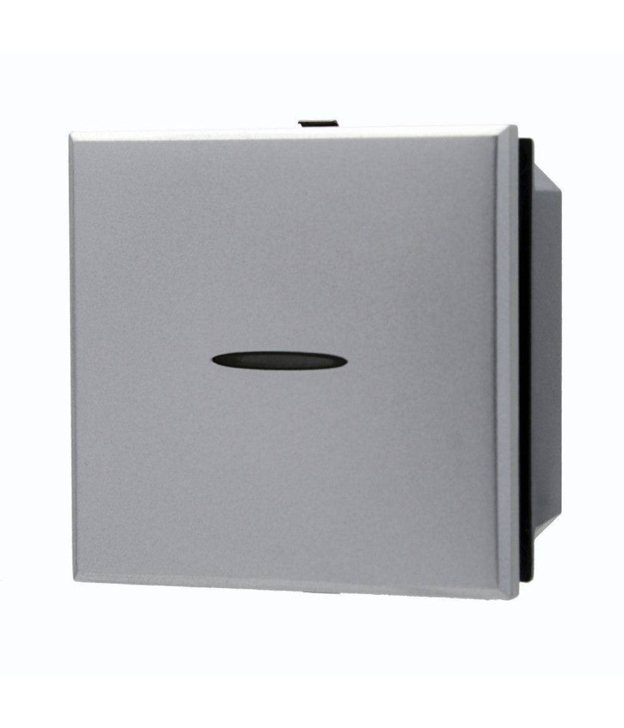 Interruttore Assiale 2m 1p 16a Silver Compatibile Con Bticino Axolute         