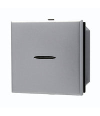 Interruttore Assiale 2m 1p 16a Silver Compatibile Con Bticino Axolute         