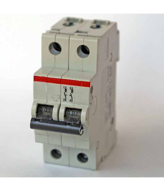 Interruttore Automatico Magnetotermico 2 Modulo Din 10a Per Quadro Elettrico         