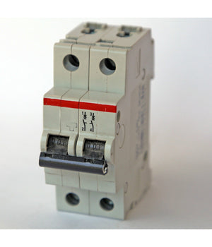 Interruttore Automatico Magnetotermico 2 Modulo Din 25a Per Quadro Elettrico         