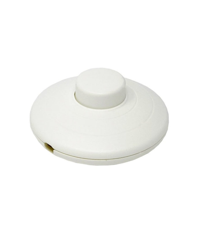 Interruttore Di Linea A Pedale Rotondo Bipolare Per Piantana Lampade Da Tavolo         