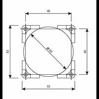 INTERRUTTORE DOPPIO ON-OFF 12/24 V