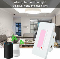 Interruttore Luce Notturna WIFI dimmer RGB integrata 10A Alexa Google Home IFTTT - ZENCOCCO