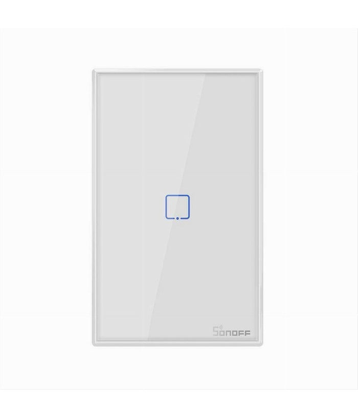 Interruttore Luce Parete Smart Home Touch Wireless Wifi A 1 Canale Sonoff T0us1c         