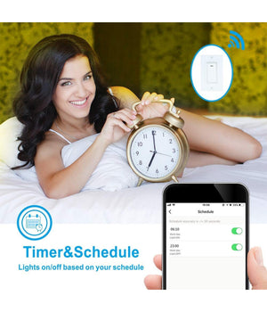 Interruttore Luci Smart Wifi Compatibile Con Alexa Google Ifttt Controllo Vocale         