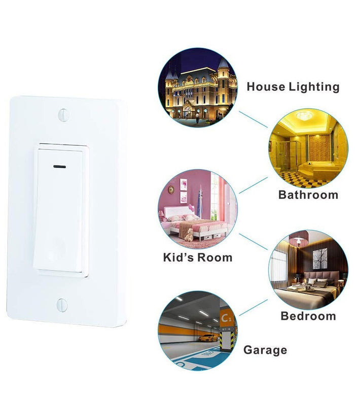 Interruttore Luci Smart Wifi Compatibile Con Alexa Google Ifttt Controllo Vocale         