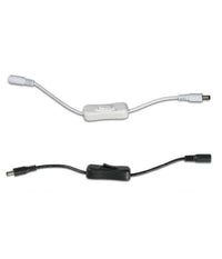 Interruttore Per Strip Striscia Led Connettore Dc 12v-24v 12a Pulsante S-12v-02         