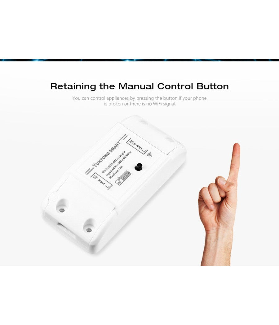 Interruttore Ricevitore 10a Wifi Android On Off Smartphone Smart Home Cellulare         