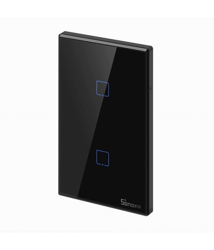 Interruttore Sonoff Smart 2 Canale Controller Wireless Placca Touch Domotica T3us2c         
