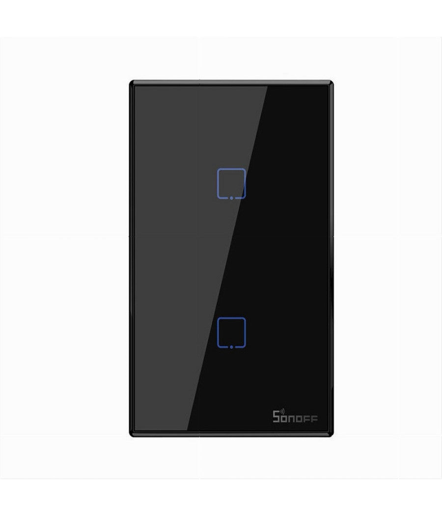 Interruttore Sonoff Smart 2 Canale Controller Wireless Placca Touch Domotica T3us2c         