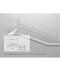 Interruttore Wifi Smart Home Switch 2 Vie Timer Alexa Google Home Sonoff Mini R2         