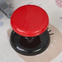 Set Batteria per Bambini con Strumenti Musicali, Batteria Jazz con 5 Tamburi e Sgabello, Giocattolo Musicale Educativo per Bambini, Effetti Sonori e Microfono Giocattolo, 77.5x40x76.5cm, Rosso