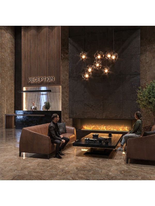 INVAPO INSIDE C 2200 - Camino a vapore acqueo a LED multicolore