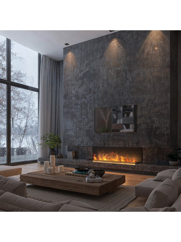 INVAPO INSIDE C 1800 - Camino a vapore acqueo a LED multicolore con riempimento automatico