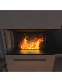 INVAPO INSIDE C 800 - Camino a vapore acqueo a LED multicolore