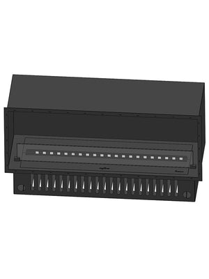 Camino a vapore acqueo a LED multicolore 120 cm INVAPO INSIDE con riempimento automatico