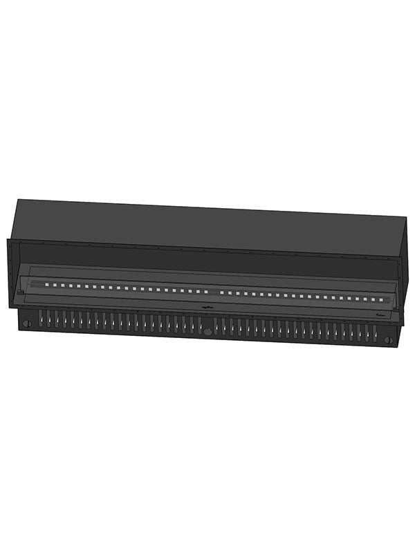 Camino a vapore acqueo a LED multicolore 220 cm INVAPO INSIDE con riempimento automatico