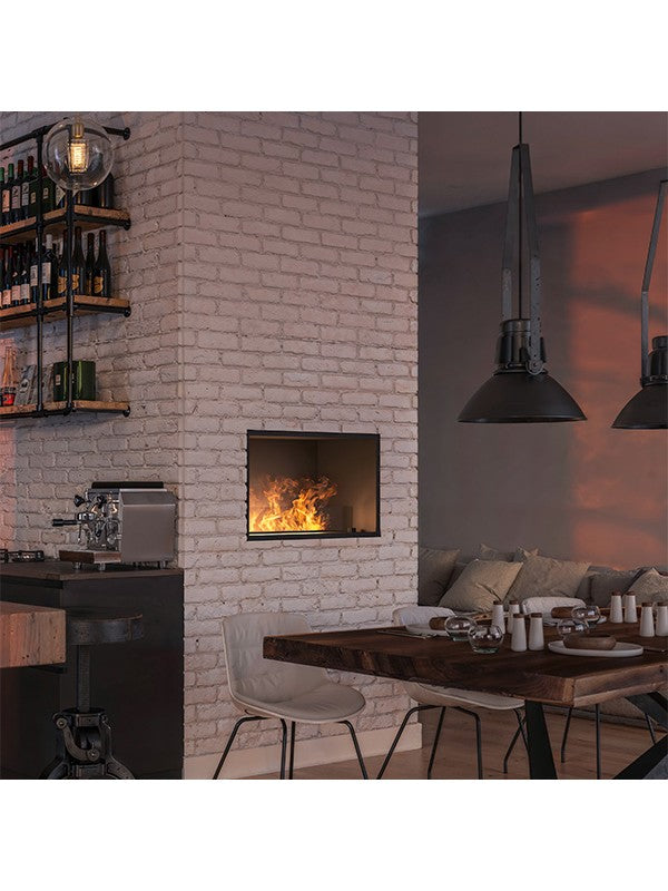 Camino a vapore acqueo a LED multicolore 80 cm INVAPO INSIDE 