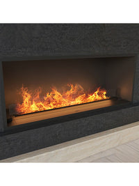 Camino a vapore acqueo a LED multicolore 120 cm INVAPO INSIDE con riempimento automatico