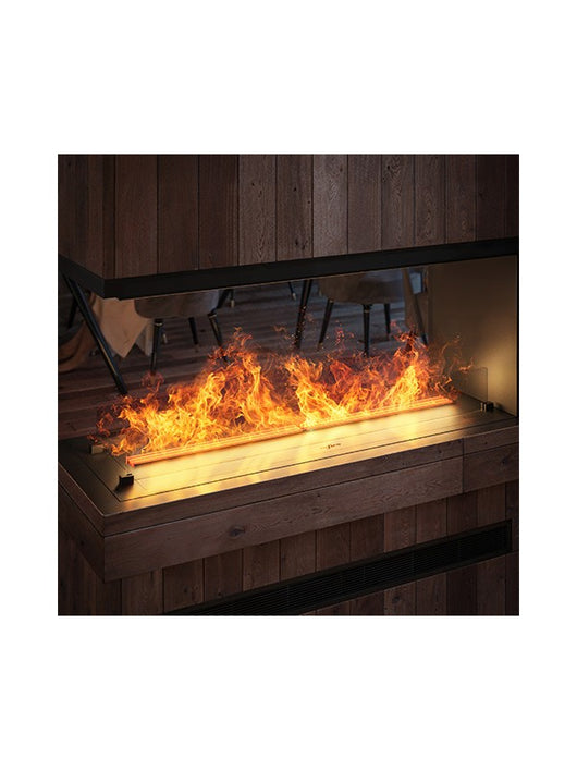 INVAPO U1200 - Camino a vapore acqueo a LED multicolore trifacciale con riempimento automatico