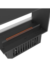 INVAPO U800 - Camino a vapore acqueo a LED multicolore trifacciale con riempimento automatico