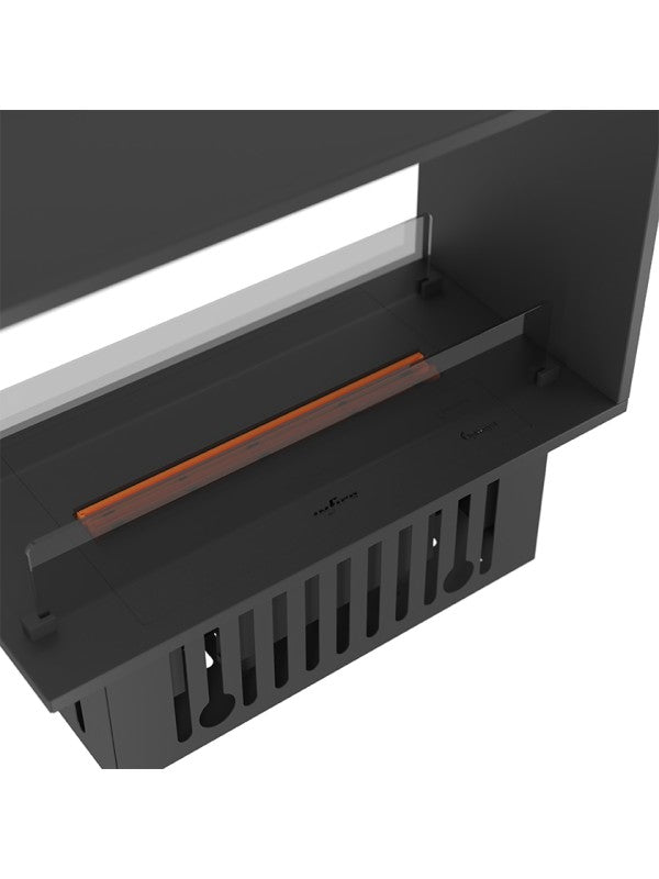 INVAPO U800 - Camino a vapore acqueo a LED multicolore trifacciale con riempimento automatico