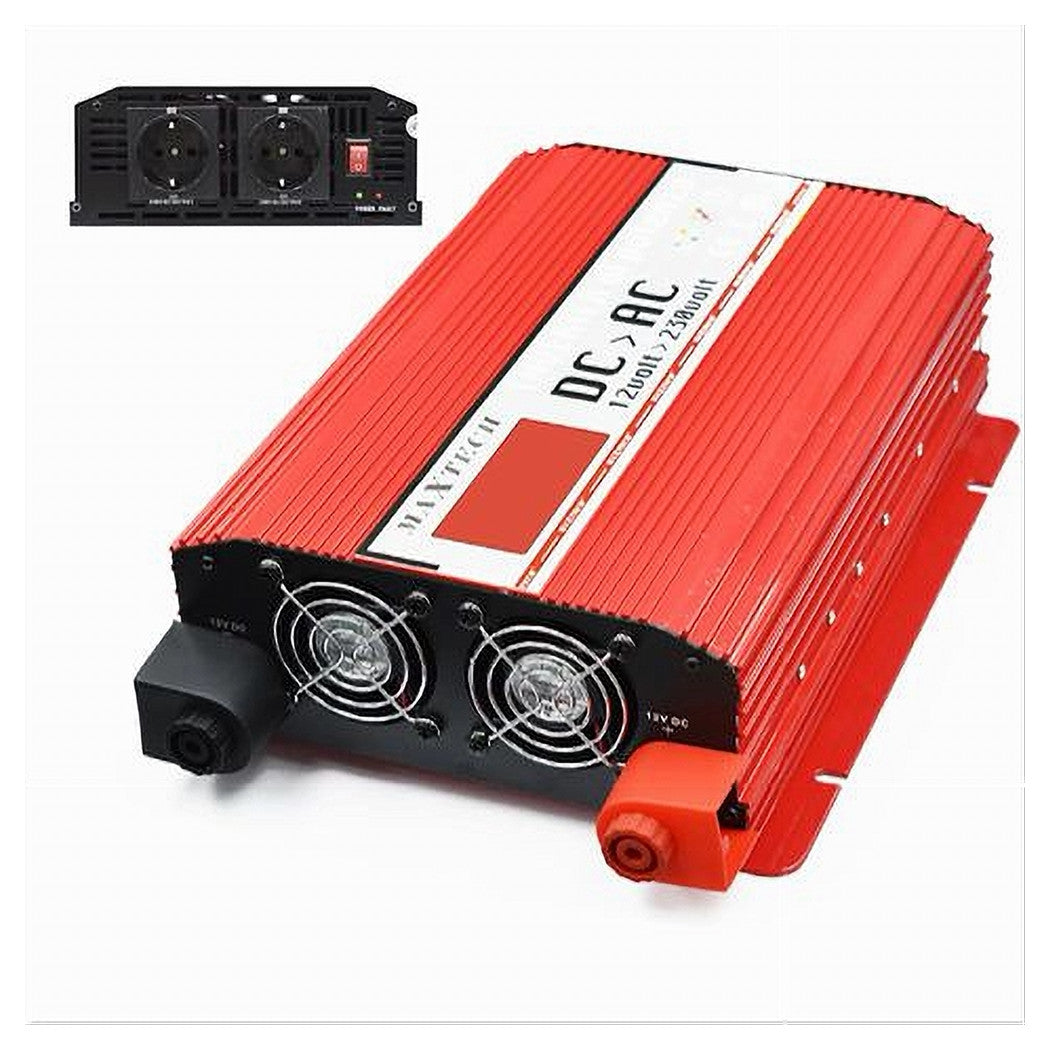 Inverter 12v A 230v 3000w Di Potenza Convertitore Camper Auto Maxtech Hb3000-12v         