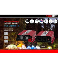 Inverter 12v A 230v 3000w Di Potenza Convertitore Camper Auto Maxtech Hb3000-12v         