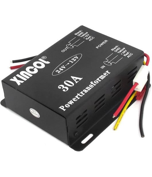 Inverter Convertitore Auto Da 30a Amp Dc Da 24v A 12v Auto Camion Camper         