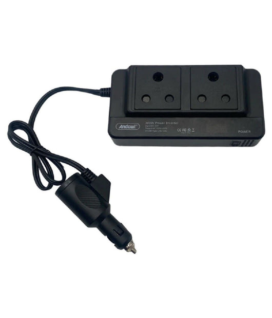 Inverter Di Alimentazione Auto 300w Con 2 Porte Usb Per Caricabatterie Q-cc8200         