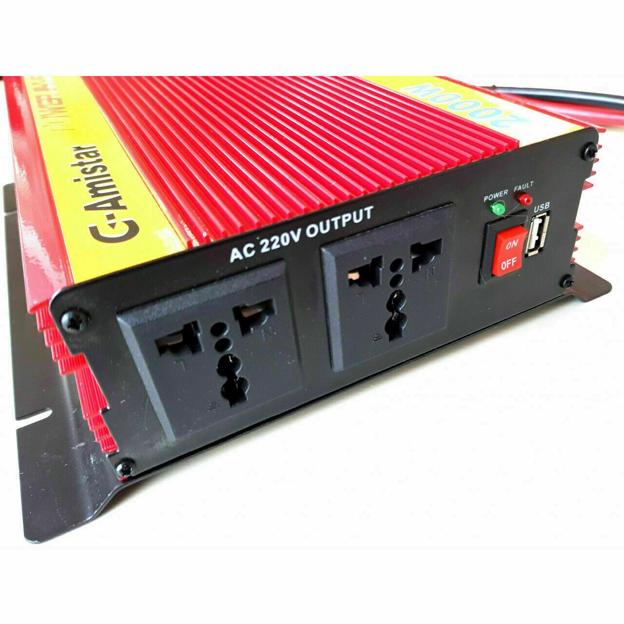 Inverter di Potenza 2000W G-Amistar Trasforma 12V a 220V + USB - ZENCOCCO