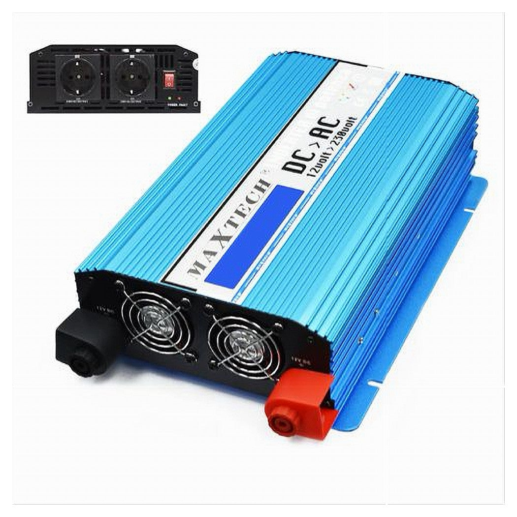 Inverter Di Potenza 3000w Onda Sinusoidale Da 12v A 230v Auto Maxtech Hn3000-12v         