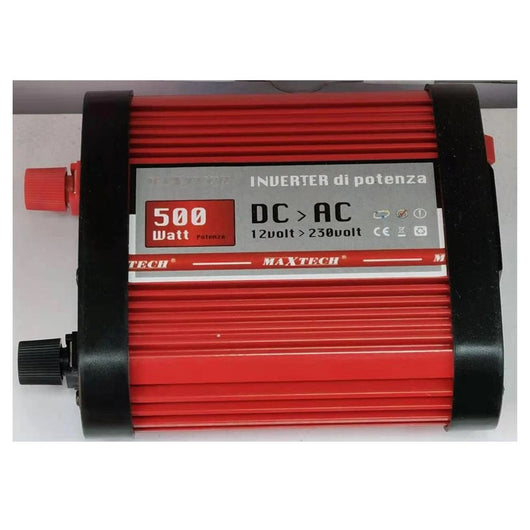 Inverter Di Potenza Da 12 V A 230 V Tensione 500 Watt Per Camper Auto Hb500-12v         